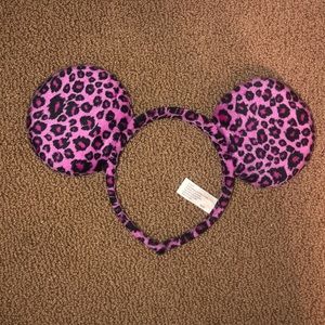 Disney Pink Leopard Print Ears
